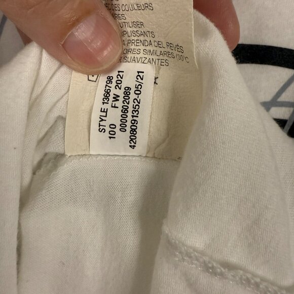 Under Armour Womens White Classic Tee Shirt Size M Cotton Blend - Picture 9 of 9